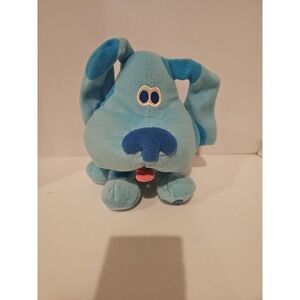 Vintage 1997 Blues Clues Blue Plush Nickelodeon Viacom Stuffed Dog Toy